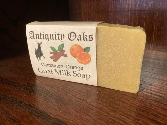 Cinnamon-Orange Goat Milk Soap