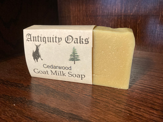 Cedarwood Goat Milk Soap