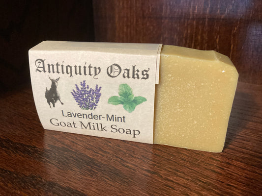 Lavender-Mint Goat Milk Soap